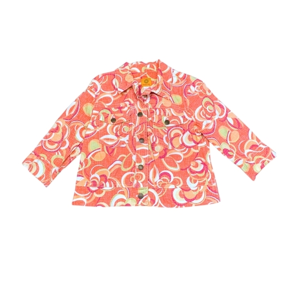 FINAL DAYS $5 All Ruby Rd. Light Weight Cropped Jacket Size 8 - Picture 2 of 6